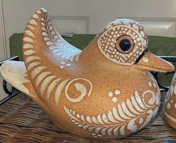 JORGE WILMOT Clay Pottery Dove Bird