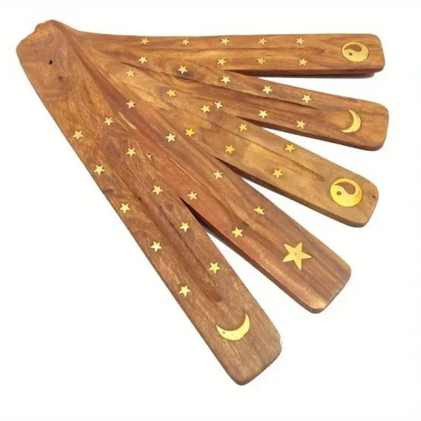 Natural Plain Wooden Incense Burner