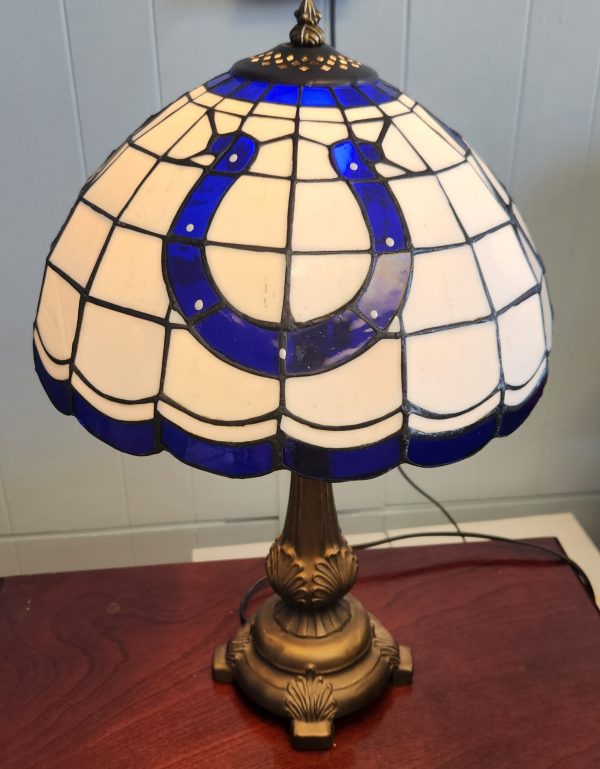 Football Tiffany Lamp COLTS