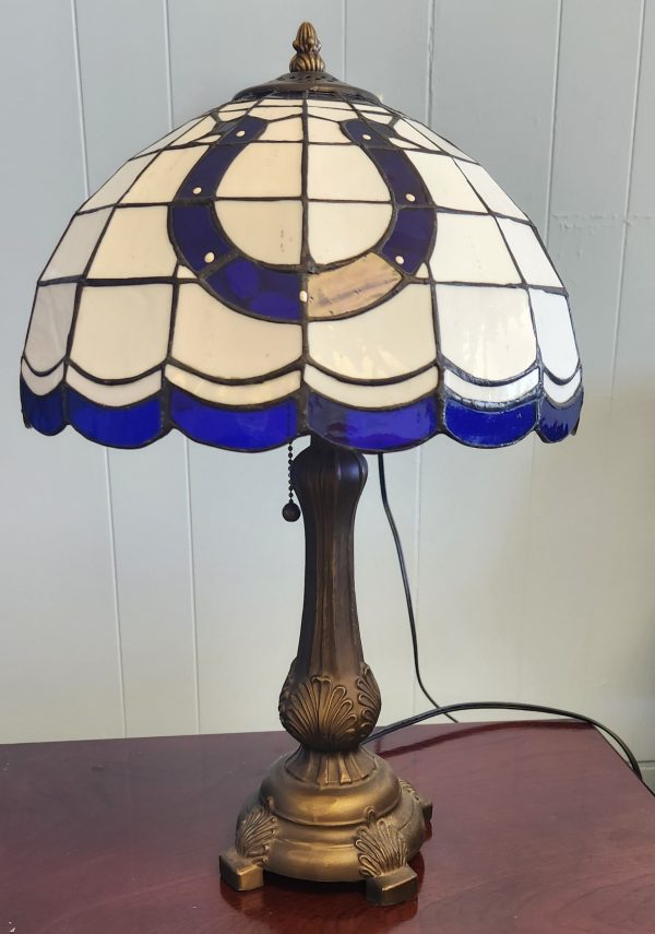 Football Tiffany Lamp COLTS - Image 3