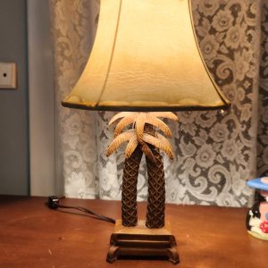 Vintage Cheyenne Palm Trees Table Lamp