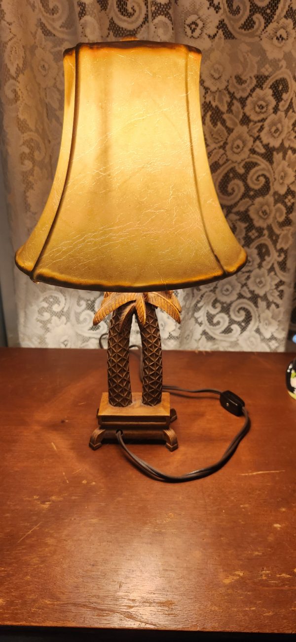 Vintage Cheyenne Palm Trees Table Lamp - Image 2