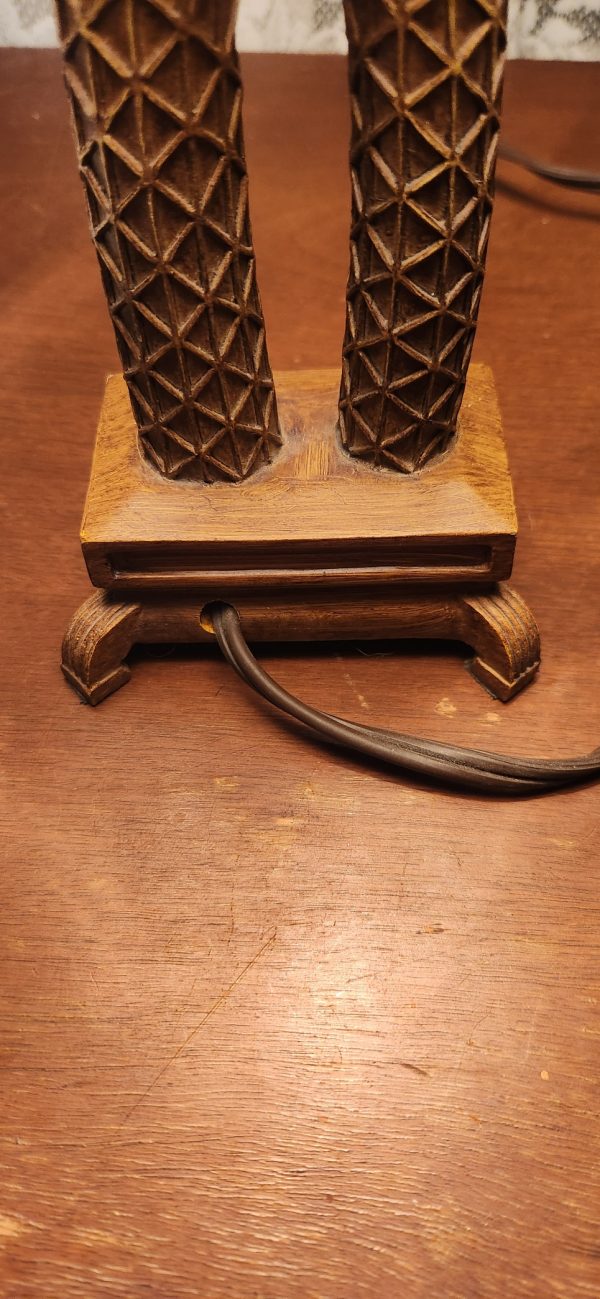 Vintage Cheyenne Palm Trees Table Lamp - Image 3