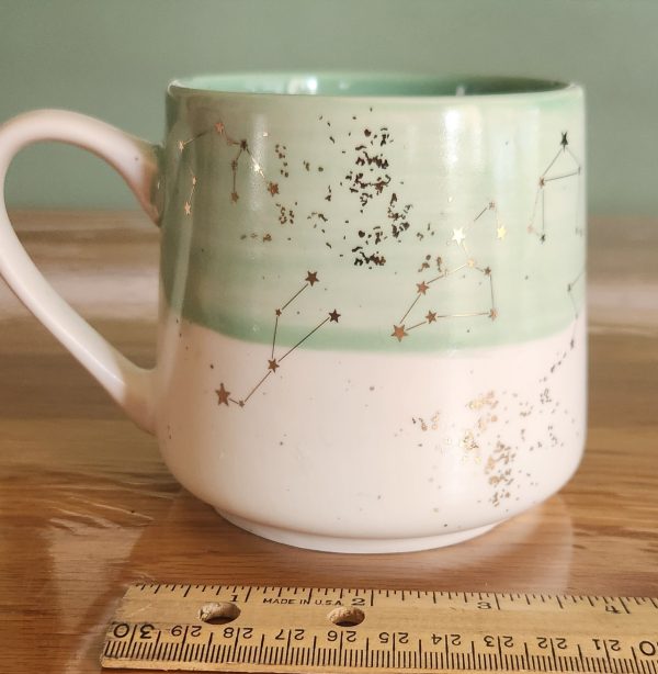 Green Constallations Coffee Cup