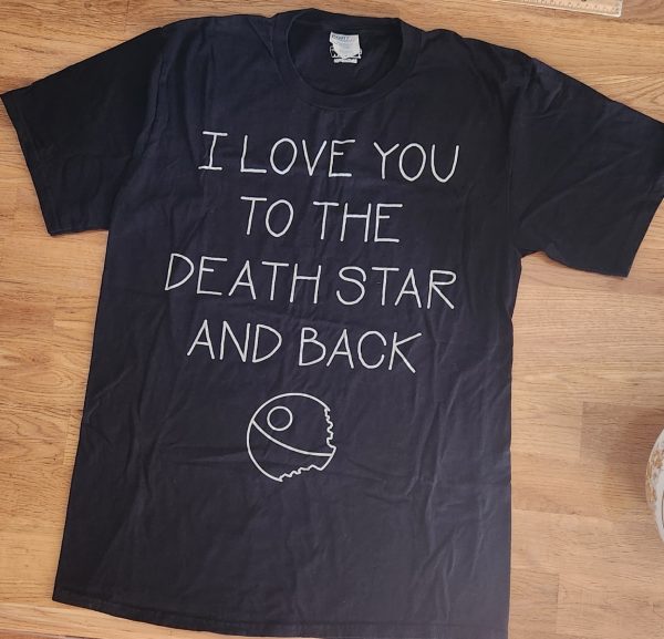 Love You To the Death Star and Back Size M Star Wars T-Shirt