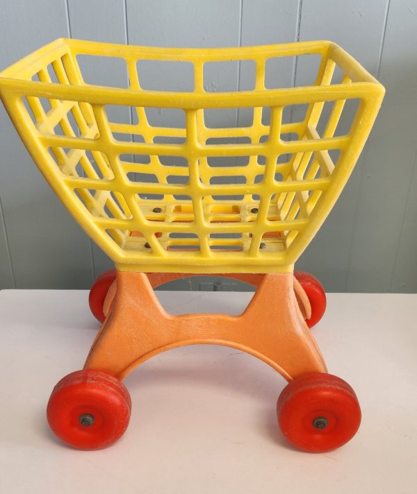 Childrens Shopping Cart Yellow