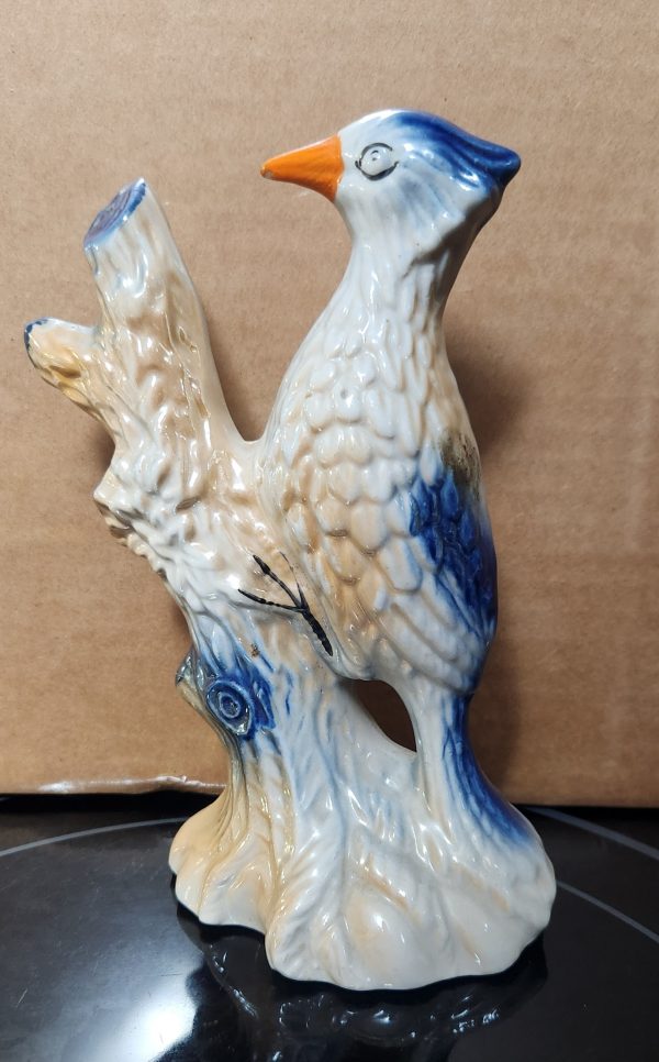 Vintage Brazillian Bird Lusterware Woodpecker Figurine - Image 2