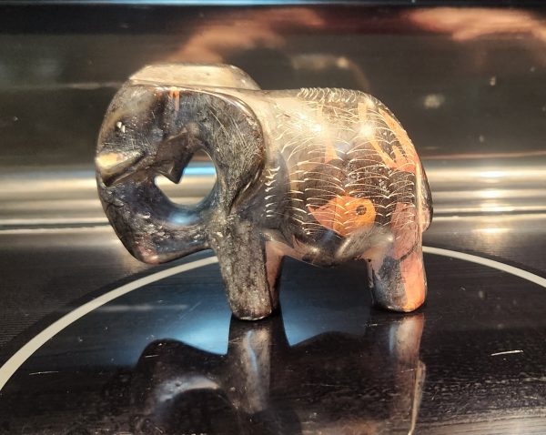 Vintage Soapstone Animals From Kenya Elephant