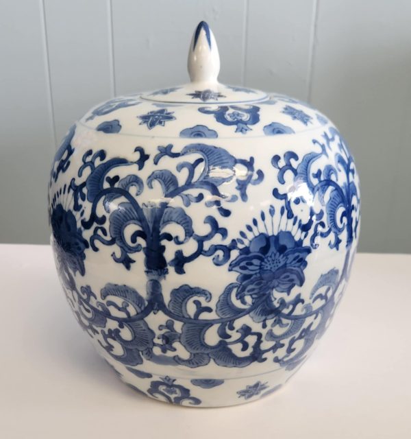 Blue & White Chinese Ginger Jar