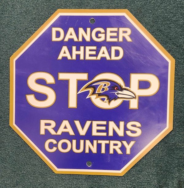 Baltimore Ravens Country Wall Sign