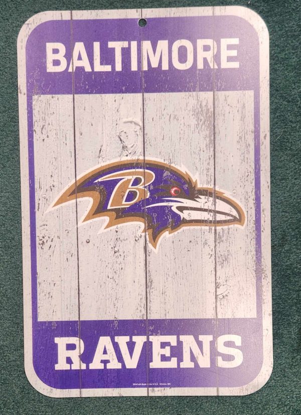 Baltimore Ravens Wall Sign