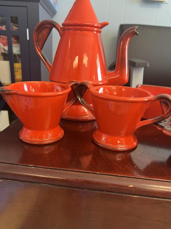 Vintage 70's Metlox Poppy Trial Tea Set and more - Image 3