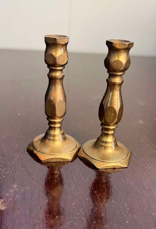 Mini 2" Brass Candlesticks