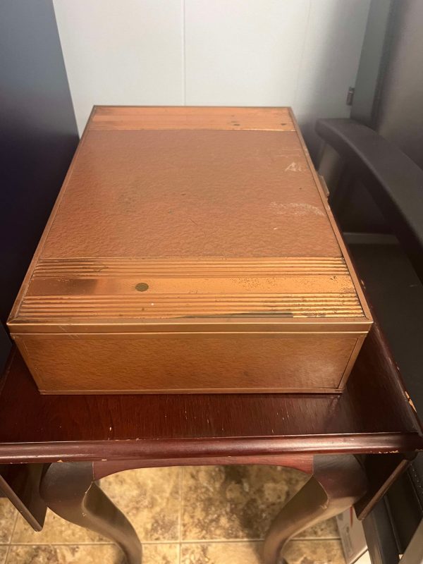 Copper & Wood Flatware/Storage Box - Image 2