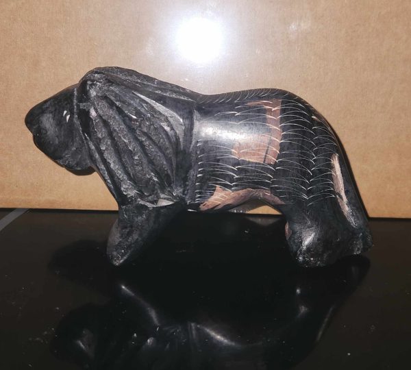 Vintage Soapstone Animals From Kenya Lion - Image 3