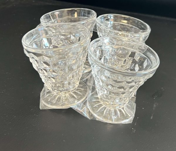 Four Vintage Fostoria Juice Glasses