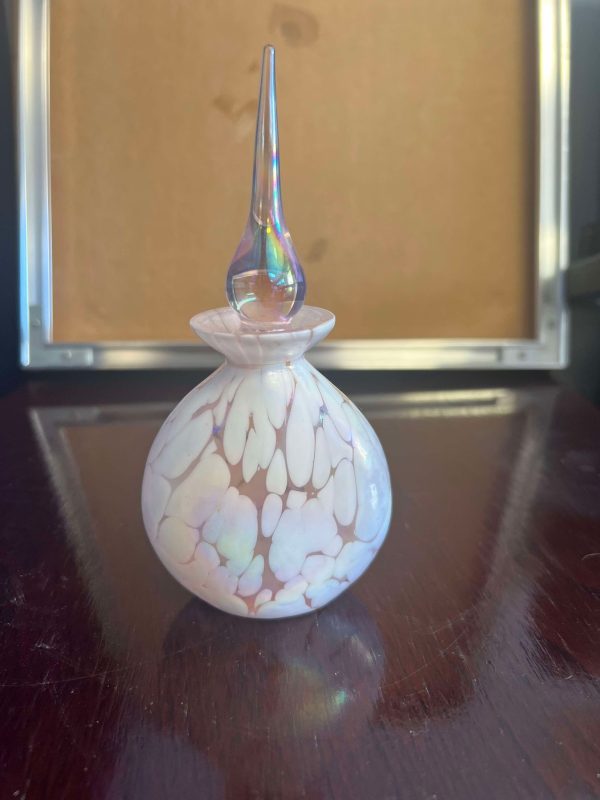 Russ Berrie Art Glass Perfume Bottle