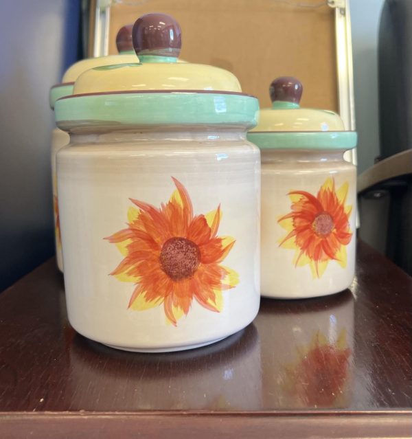 Pfaltzgraff Sunflower Cannisters