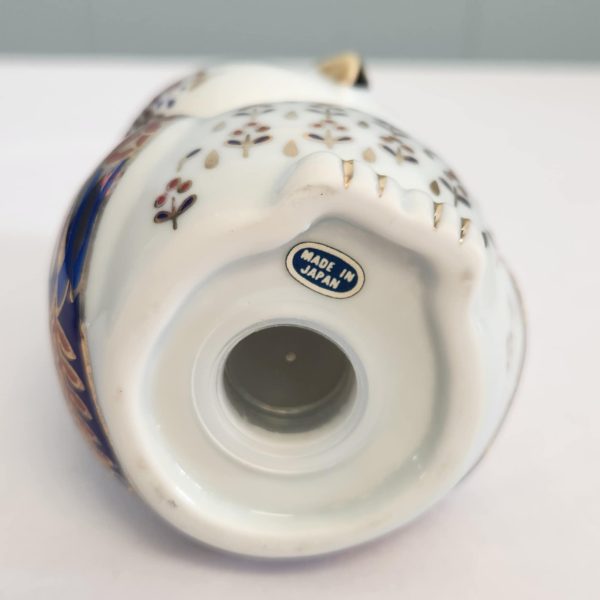 Imari Small Decorative Owl - Blue & Gold - Image 3