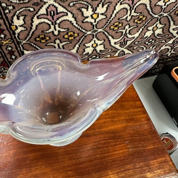 Hand Blown Glass Dish / Vase - Image 2