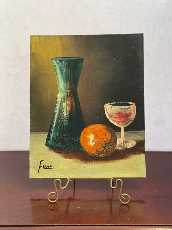 Vintage Still Life Oil Painting