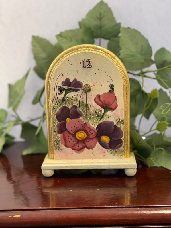 Handpainted Clock - Needs Love