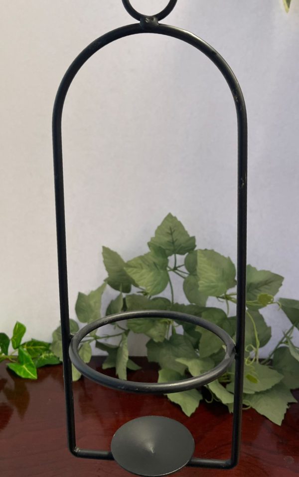 Longaberger Wrought Iron Hanging Candle Crock Holder