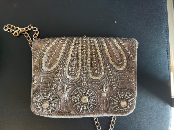 Ecote Beaded Bag - Beige