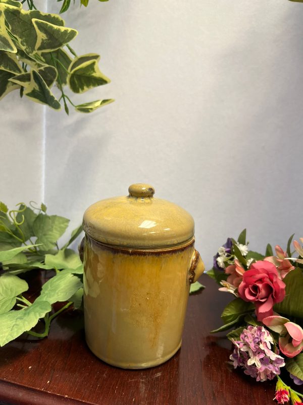 Mustard Colored Home Decor Jars