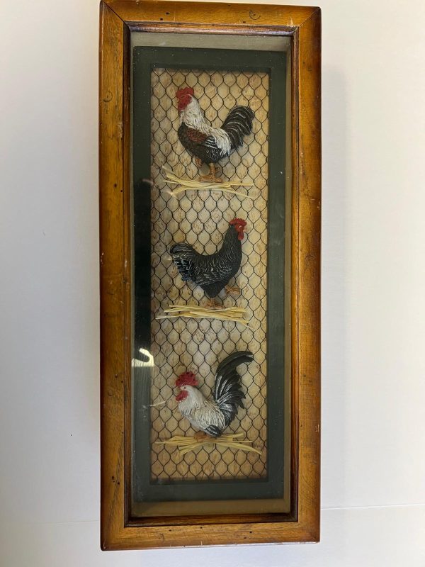 Rooster Shadow Box Decor