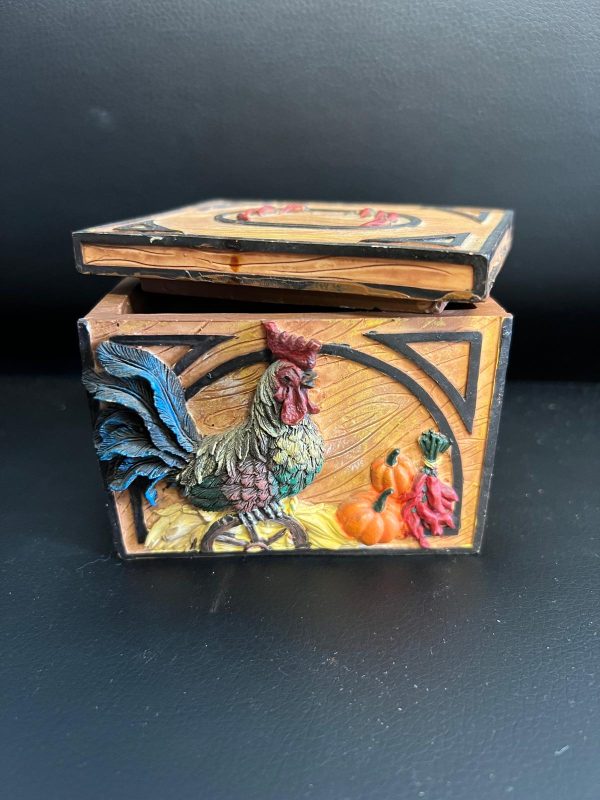 Rooster Trinket Box