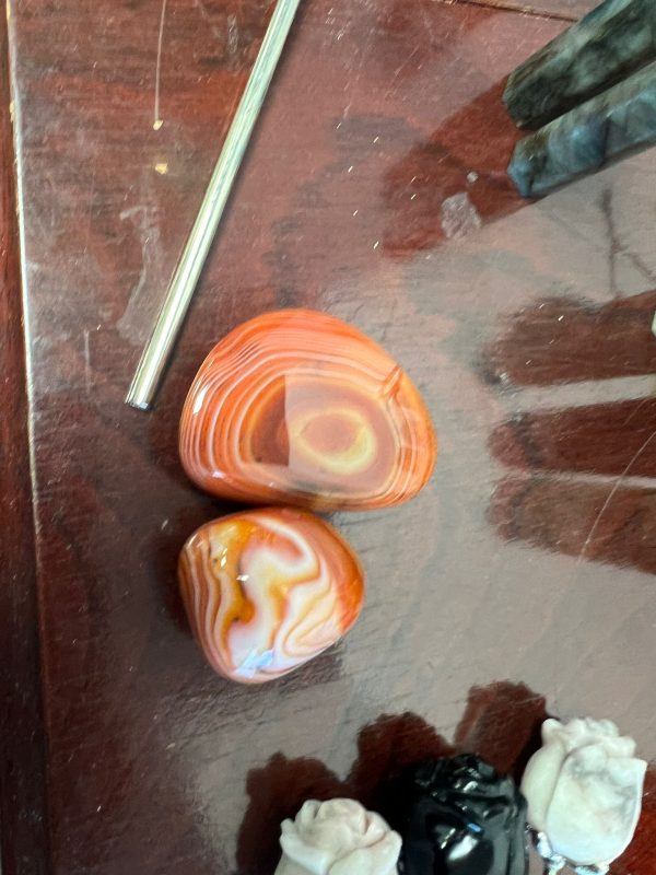 Tumbled Red Agates