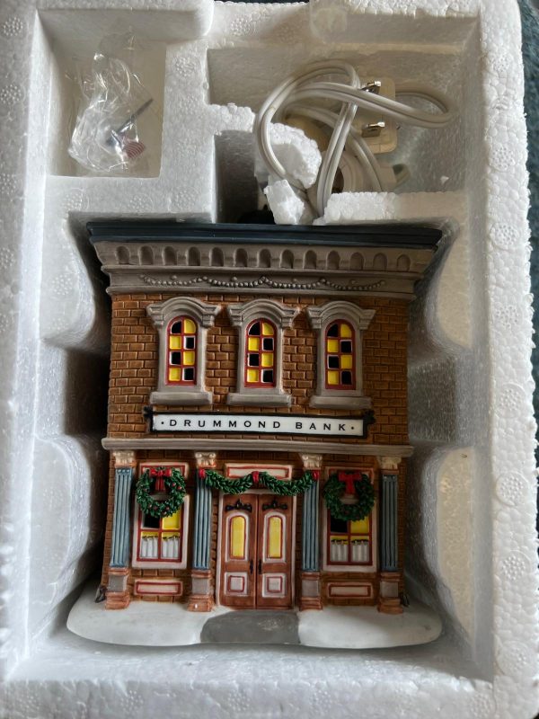 Dept 56 New England Village Drummond Bank - Image 2