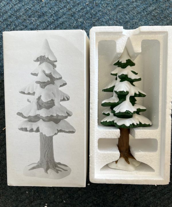 VILLAGE PORCELAIN PINE TREE SMALL - Dept 56