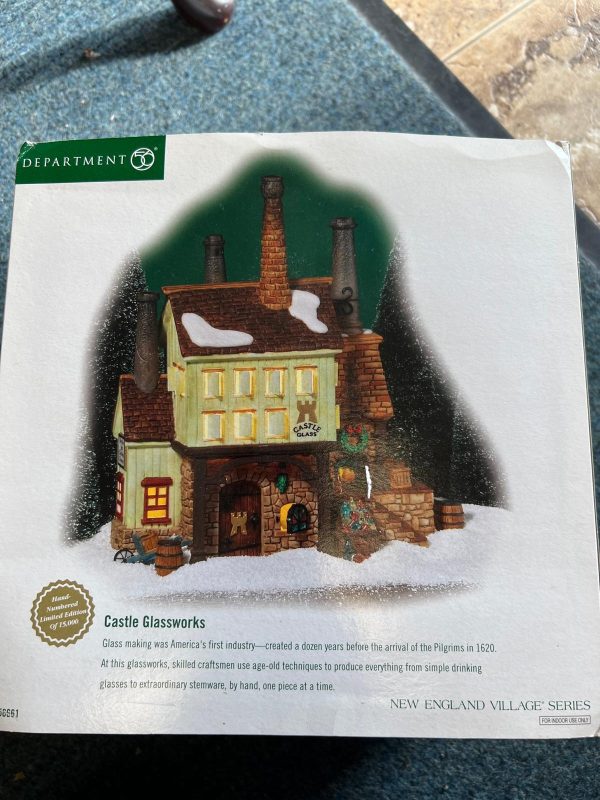 Dept. 56 New Castle Glassworks- New England Village Series