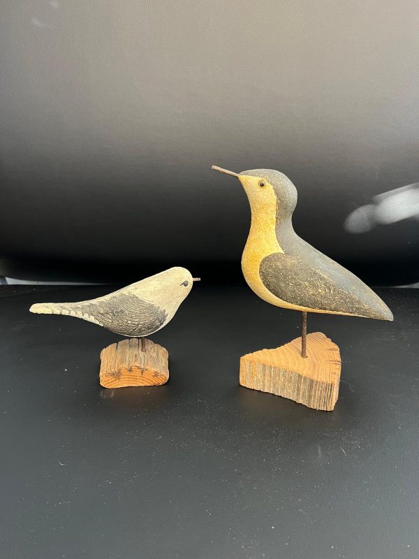 Wooden Carved Bird Decor