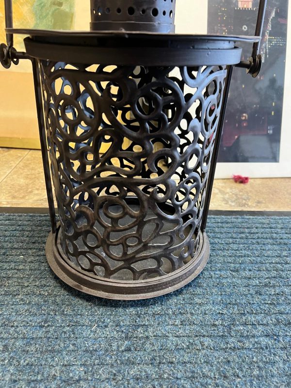 Vintage Metal Lantern w/ Handle