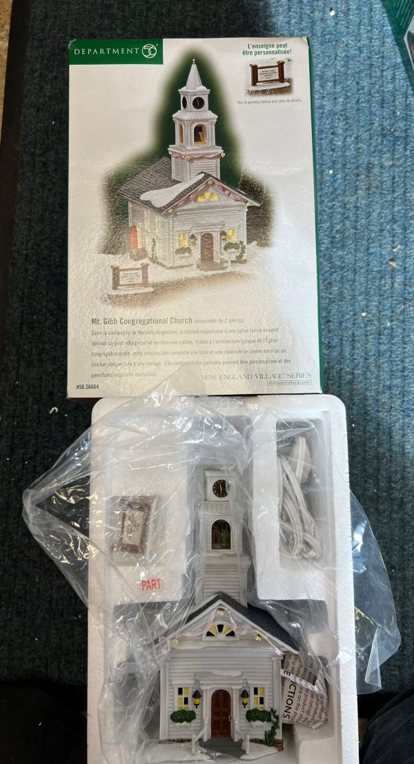 DEPT 56 MT GIBB CONGREGATIONAL CHURCH