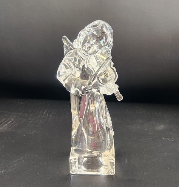 Mikasa Crystal Full Lead Glass Herald Collection Angel Playing Violin