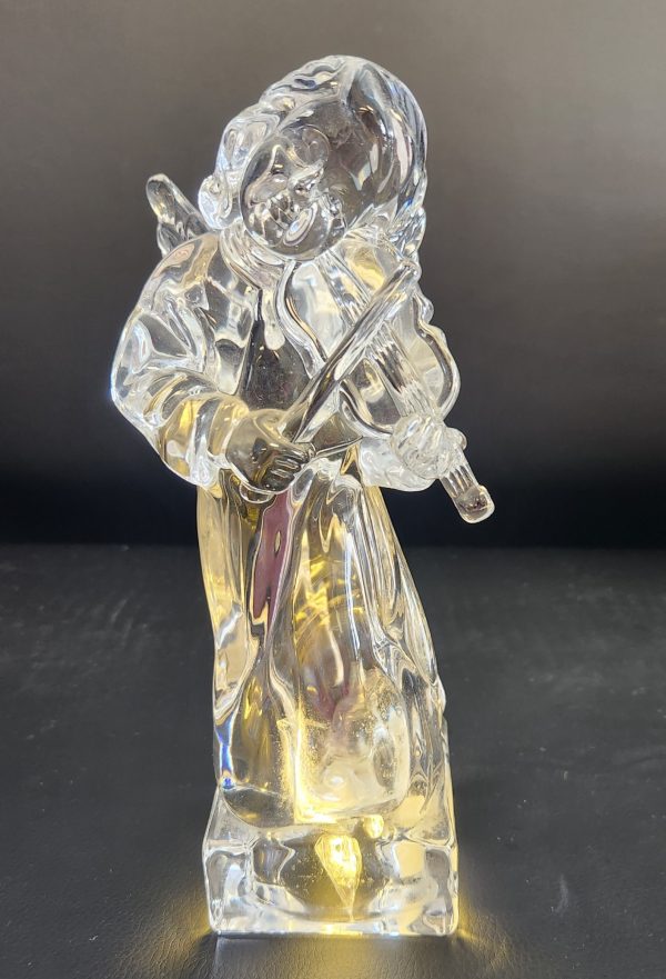 Mikasa Crystal Full Lead Glass Herald Collection Angel Playing Violin - Image 2